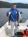 me norway 2 fish

left 5 1/2 lb polok
right 8 lb cole fish